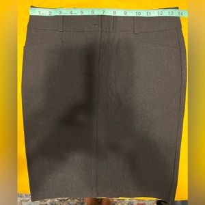 Black A line mini stretchy skirt.  EUC.sizeS? . Tag was removed. See photos